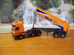 Tekno - Mercedes Actros - met 2 assige Meiller Kipper-   MOB, Hobby en Vrije tijd, Modelauto's | 1:50, Ophalen of Verzenden, Zo goed als nieuw