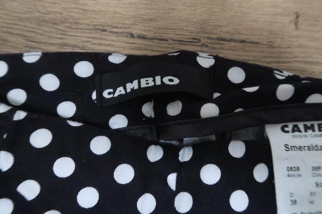Cambio prachtige broek zwart met stip valt als een S, Cambio, Zwart, Ophalen of Verzenden, Zo goed als nieuw