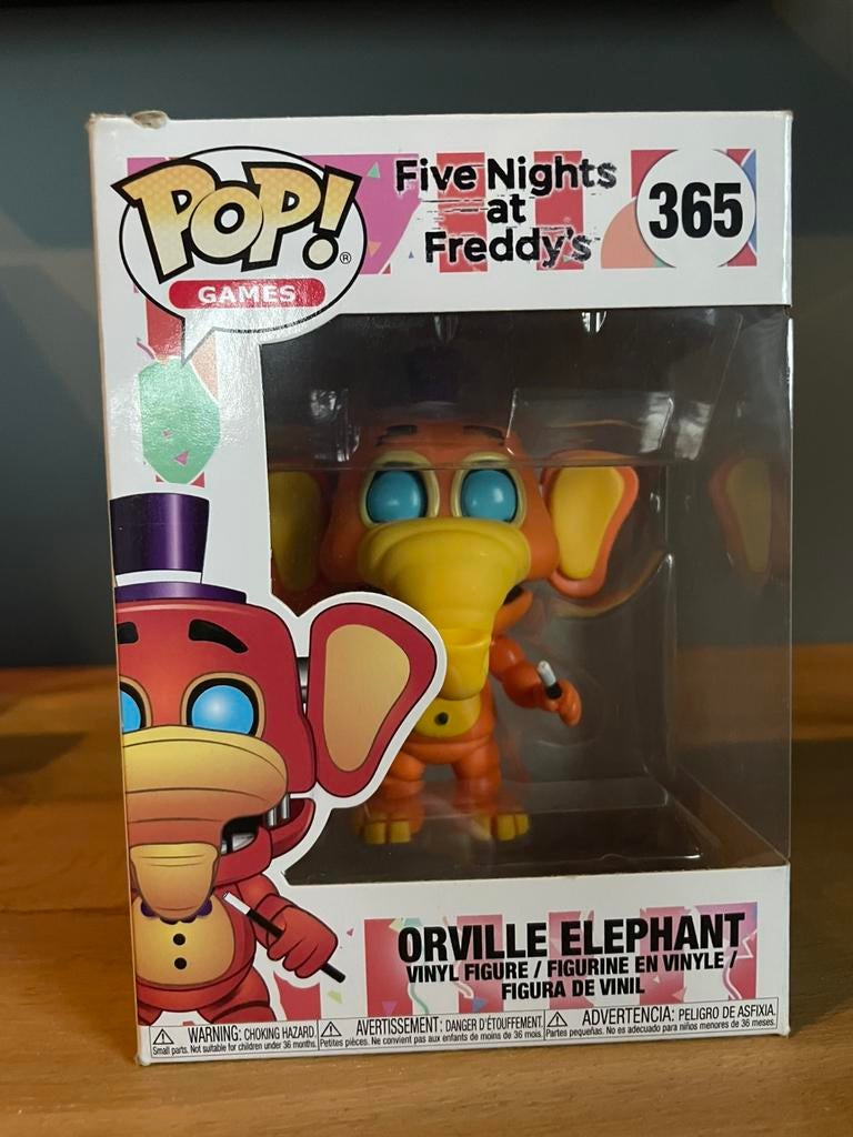 Funko Pop Orville Elephant - Five Nights at Freddy's, Verzamelen, Ophalen of Verzenden, Zo goed als nieuw