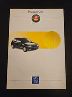 Brochure Peugeot 205 Roland Garros 1993, Ophalen of Verzenden, Zo goed als nieuw, Peugeot