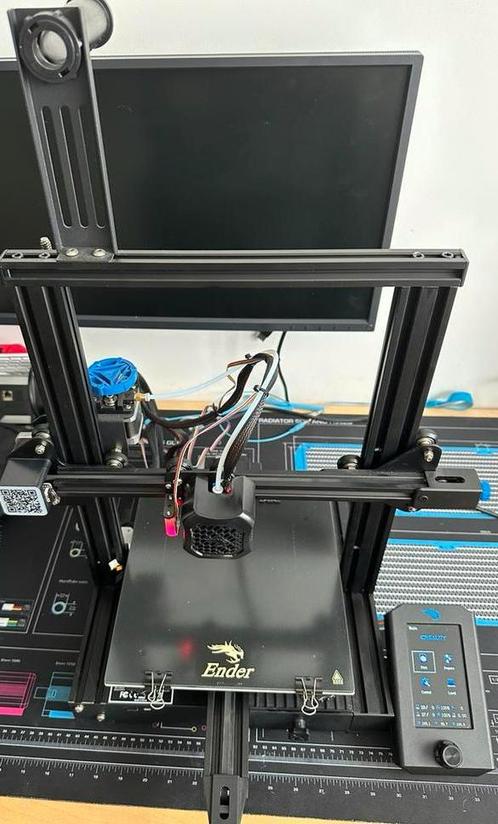 Creality Ender 3 v2 met autobedleveling en andere upgrades, Computers en Software, 3D Printers, Gebruikt, Ophalen of Verzenden