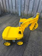 Gele Speelgoed Graafmachine, Ophalen, Gebruikt, Loopvoertuig