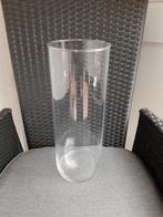 Glazen Cilindervaas, Huis en Inrichting, Minder dan 50 cm, Glas, Gebruikt, Ophalen