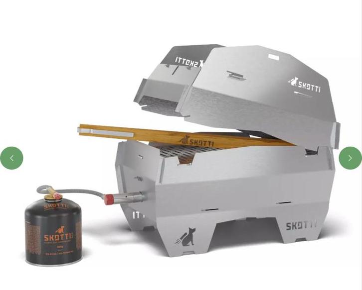 Skotti Grill BBQ - Demonteerbaar met veel Extra's, Caravans en Kamperen, Kampeeraccessoires, Zo goed als nieuw, Ophalen of Verzenden