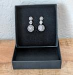 Diamonfire oorbellen Pave Zirkonia Zilver 925., Hangers, Verzenden, Nieuw, Met edelsteen