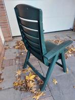 Hartman tuinstoel verstelbaar zgan donkergroen, Tuin en Terras, Tuinstoelen, Ophalen, Zo goed als nieuw, Kunststof, Verstelbaar