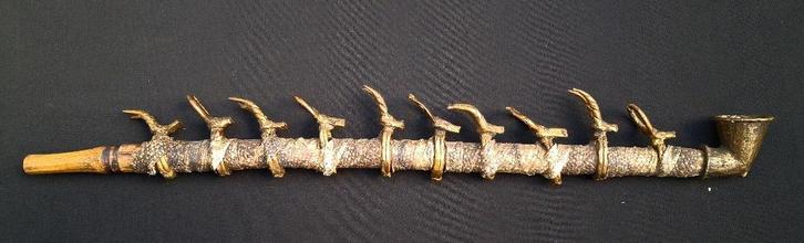 Senufo rituele pijp / lobi baule fang yoruba punu bwa bobo, Antiek en Kunst, Kunst | Niet-Westerse kunst, Verzenden