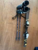 Ski set: Fischer RC4, stokken & Salomon schoenen 19-19.5, 100 tot 140 cm, Ophalen of Verzenden, Carve, Skiën
