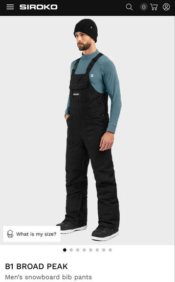Siroko B1 Broad Peak Snowboardbroek / skibroek Heren XXL beschikbaar voor biedingen