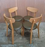 22 x Deense houten design stoelen Artek stijl cafestoelen, Ophalen of Verzenden, Zo goed als nieuw, Overige kleuren, Vijf, Zes of meer stoelen