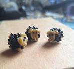 3 x handgemaakte lampwork glas kraal schaap, Verzenden, Nieuw, Kraal