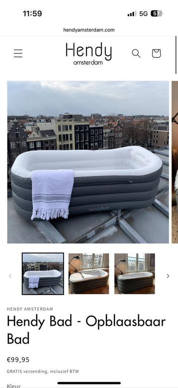 Opblaasbaar bad voor thuis, tuin - opblaas bad, thuisbad i beschikbaar voor biedingen
