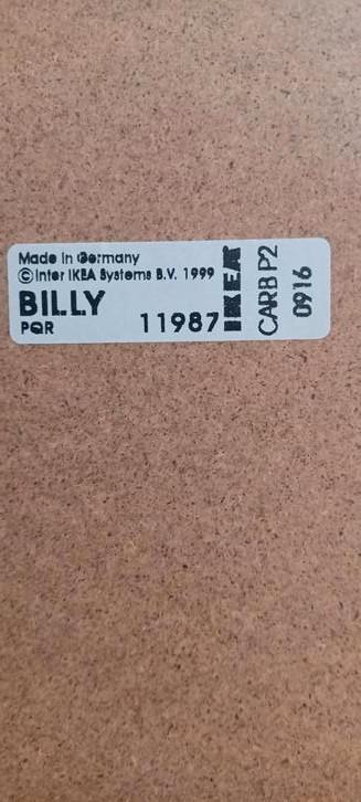ikea billy boekenkast 202cm hoog 80breed 28diep - afbeelding 4
