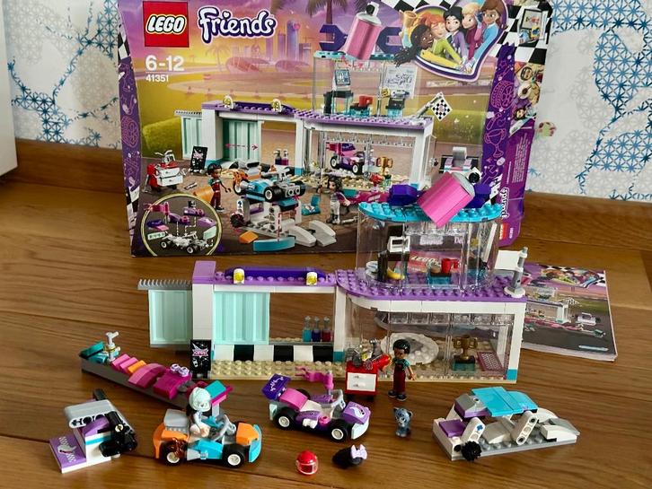 LEGO Friends Creative Kart Tuning Shop - 41351, Kinderen en Baby's, Speelgoed | Duplo en Lego, Zo goed als nieuw, Lego, Complete set