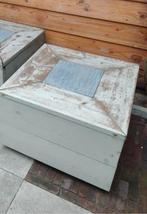 Tuintafel salontafel bijzettafel steigerhout B69 x D69 x H47, Ophalen of Verzenden, Gebruikt