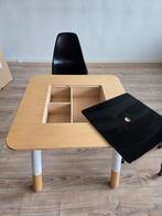 Kindertafel met Stoel en Krukje, Kinderen en Baby's, Kinderkamer | Tafels en Stoelen, Ophalen, Gebruikt, Tafel(s) en Stoel(en)