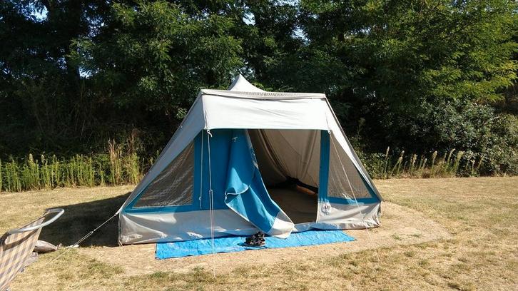 Ruime tent voor camperen tot 8 personen, Caravans en Kamperen, Tenten, meer dan 6, Gebruikt, Ophalen