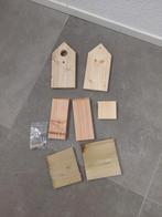 vogelhuisjes bouwpakket, Ophalen of Verzenden, Nieuw, Materiaal