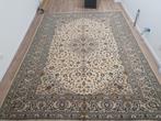 Vintage handgeknoopt perzisch tapijt kashan 396x304, 200 cm of meer, 200 cm of meer, Gebruikt, Rechthoekig