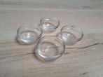 4 kleine glazen schaaltjes, Nieuw, Ophalen of Verzenden, Overige stijlen, Glas