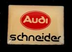 Audi Schneider pin, Verzamelen, Speldjes, Pins en Buttons, Verzenden, Nieuw, Transport, Speldje of Pin