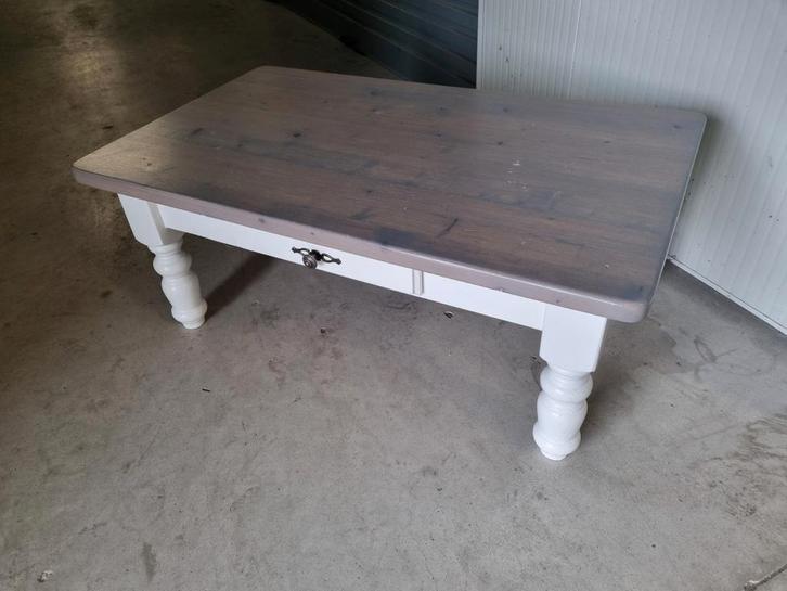 Landelijke grenen salontafel € 50.-, Huis en Inrichting, Complete inboedels, Ophalen of Verzenden