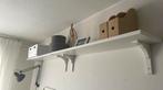 2x IKEA Bergshult wandplanken met Ramshult steunen, Ophalen of Verzenden, Zo goed als nieuw