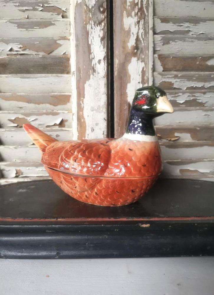 Michel Caugant paté terrine fazant, Antiek en Kunst, Antiek | Keramiek en Aardewerk, Ophalen of Verzenden