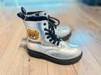 Moschino Zilveren Laarzen - Maat 25, Gebruikt, Moschino, Meisje, Ophalen of Verzenden