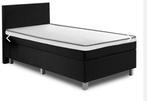 2 gloednieuwe antraciet boxsprings incl. matras, Ophalen, 90 cm, Eenpersoons, Zwart