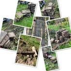Diverse maten stenen en tegels gratis, Tuin en Terras, Ophalen, Gebruikt, Beton, Klinkers