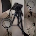 Professionele Fotoshoot Studio Pakket samen voor 1 prijs, Ophalen, Zo goed als nieuw, Complete fotostudio
