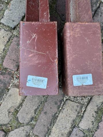 Twee ongebruikte paalhouders paal bout - 71x750mm beschikbaar voor biedingen