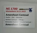 Koersbord afscheidsrit eloc 1700, Ophalen of Verzenden, Zo goed als nieuw, Tram, Overige typen