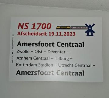 Koersbord afscheidsrit eloc 1700 beschikbaar voor biedingen