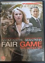 Fair Game dvd, thriller met Naomi Watts, Sean Penn., Cd's en Dvd's, Dvd's | Thrillers en Misdaad, Ophalen of Verzenden, Zo goed als nieuw