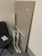 Ikea bureau TROTTEN 160 x 80 + bureastoel langfjall grijs, Huis en Inrichting, Bureaus, Ophalen, In hoogte verstelbaar, Nieuw