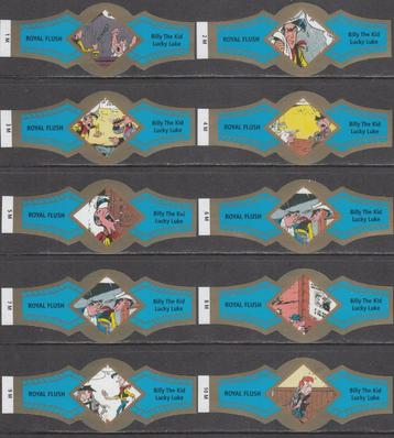 Sigarenbanden Lucky Luke Billy The Kid, Royal Flush 1M-10M beschikbaar voor biedingen
