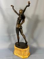 Antiek bronzen beeld Adolf Karl Johannes Brütt, Antiek en Kunst, Ophalen of Verzenden