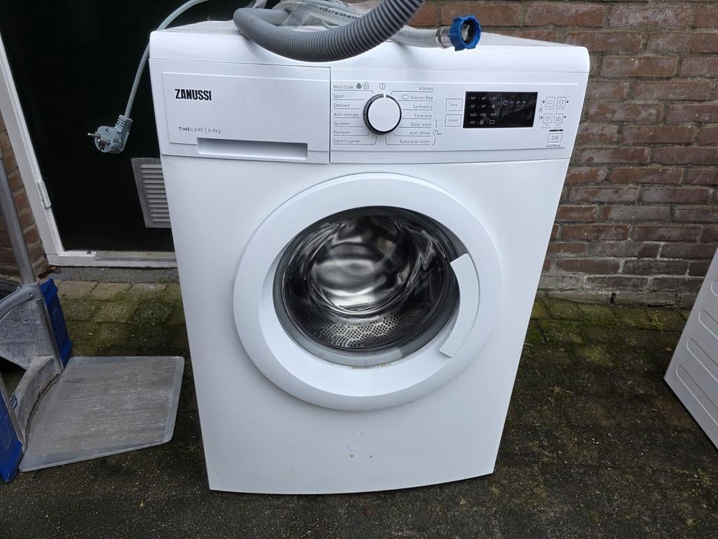Wasmachine (Zanussi), Witgoed en Apparatuur, Wasmachines, Ophalen, Gebruikt, Wolwasprogramma, Voorlader