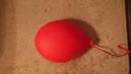 ballon-wandlamp van Ikea in de kleur rood, Ophalen of Verzenden, Gebruikt, Metaal