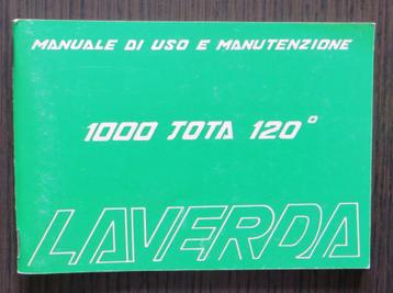 Laverda 1000 Jota 120 Uso e Manutenzione (ongebruikt) - 1981 beschikbaar voor biedingen
