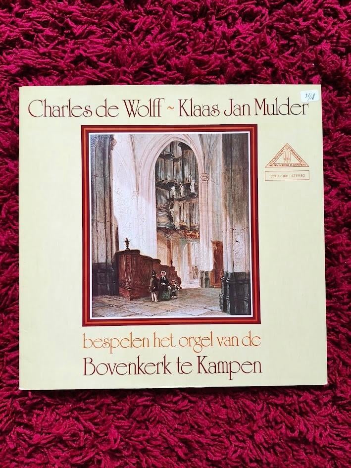 Bespelen het orgel van de bovenkerk te Kampen LP, Ophalen of Verzenden, Gebruikt, 12 inch