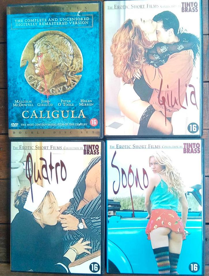 Tinto Brass Collectie 4x - Caligula, Giulia, Quatro & Sogno, Cd's en Dvd's, Dvd's | Overige Dvd's, Zo goed als nieuw, Vanaf 16 jaar