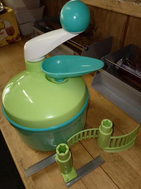 Tupperware quick chef, groen, compleet. Groene mixer, hakker, Huis en Inrichting, Keuken | Tupperware, Zo goed als nieuw, Groen