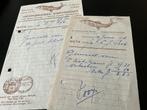 Oude Rekeningen Zeevischhandel Jac. Vooijs 1938, Verzamelen, Verzenden, Gebruikt