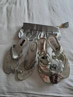 Zilveren Hoge Hakken met Strass, Overige materialen, Ophalen of Verzenden, Zilver, Met strass