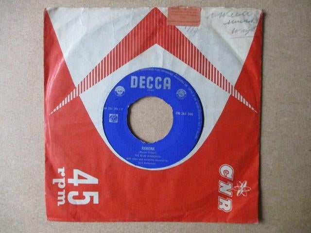s1194 blue diamonds - ramona, Cd's en Dvd's, Vinyl Singles, Ophalen, Gebruikt, Overige genres, 7 inch