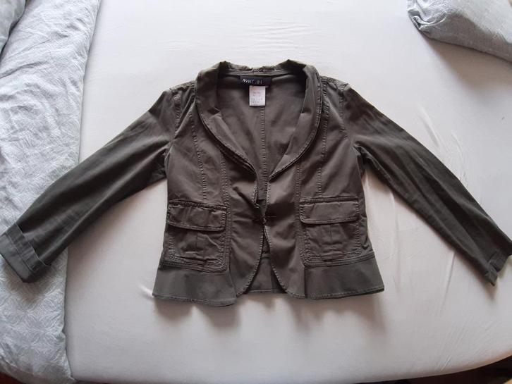 Kort Marccain (Marc cain) jasje maat N3 (38/40-M), Kleding | Dames, Jasjes, Kostuums en Pakken, Gedragen, Jasje, Maat 38/40 (M)