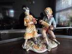 Vintage Porseleinen Beeld Muzikanten, Ophalen of Verzenden